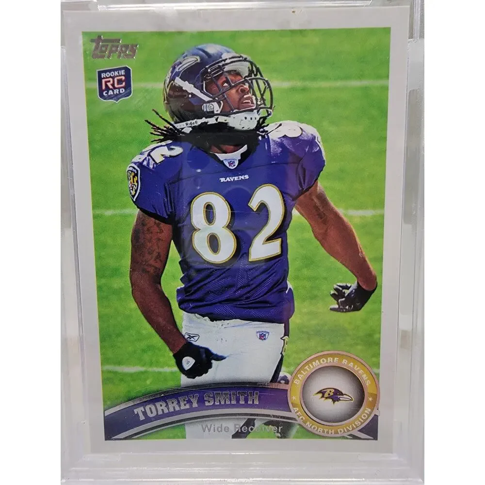 2011 Topps Torrey Smith RC #274 Baltimore Ravens Beckett/BCCG 10